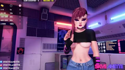 Snapshot of skyeanette chatting on 01/19/25, 02:15 SkyeAnette online show from 01/19/25, 02:15