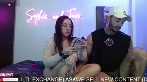 Snapshot of sophie_foxx chatting on 06/27/26, 12:37 SOPHIE - FOXX online show from 06/27/26, 12:37