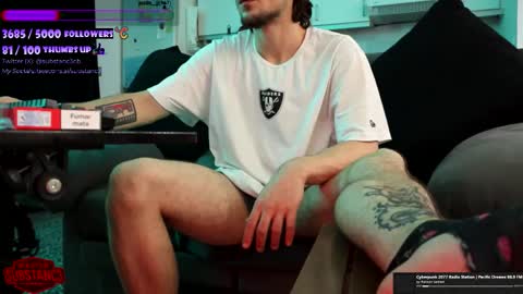 Snapshot of substanc3 chatting on 09/20/25, 07:15 Im Substanc3 online show from 09/20/25, 07:15