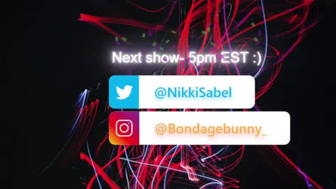 Snapshot of sufferbunny chatting on 01/17/25, 10:12 Nikki Sabel online show from 01/17/25, 10:12