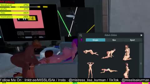  MISTRESS LISA  FIRST 3DXCHAT CAMGIRL   3dxchat anime gaming mistress domina online show from 10/08/25, 06:27