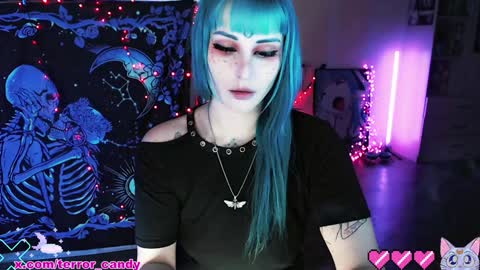 Snapshot of terror_candy chatting on 01/27/25, 03:47 CRY BABY online show from 01/27/25, 03:47