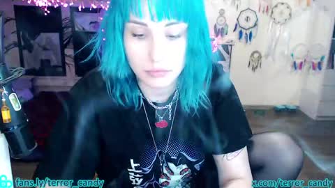 Snapshot of terror_candy chatting on 04/17/26, 10:35 CRY BABY online show from 04/17/26, 10:35