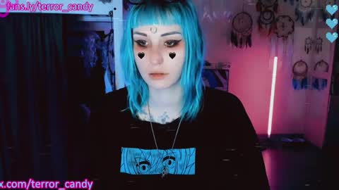Snapshot of terror_candy chatting on 05/13/26, 03:26 CRY BABY online show from 05/13/26, 03:26