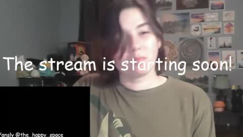 Snapshot of the_happy_space chatting on 02/22/26, 01:07 MATERNITY LEAVE online show from 02/22/26, 01:07