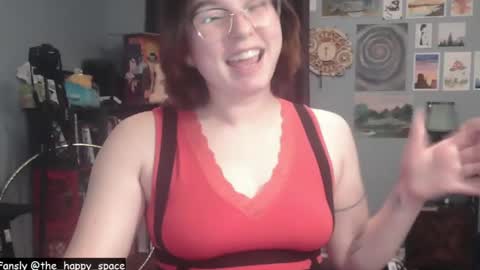 Snapshot of the_happy_space chatting on 02/23/26, 01:25 MATERNITY LEAVE online show from 02/23/26, 01:25