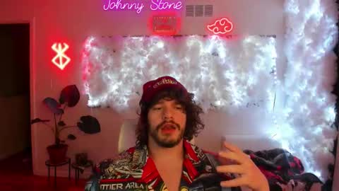 Snapshot of thejohnnystone chatting on 03/22/26, 12:36 Johnny Stone online show from 03/22/26, 12:36