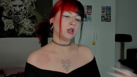 Snapshot of toriayun0 chatting on 02/25/25, 12:14 your personal gothic girl check it online show from 02/25/25, 12:14