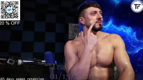 Snapshot of travonidas chatting on 01/14/26, 02:17 Greek God online show from 01/14/26, 02:17