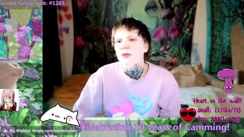 Snapshot of tricky_nymph chatting on 03/11/26, 01:06 Cassie online show from 03/11/26, 01:06