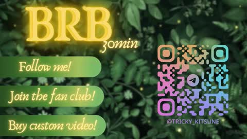 trickykitsune online show from 09/13/25, 10:37