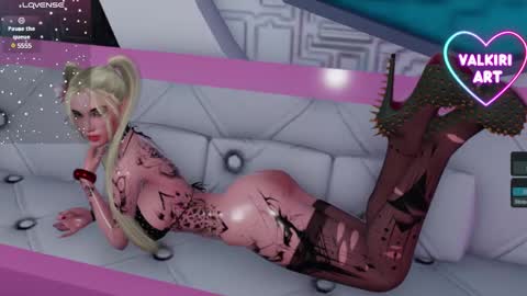 valkiriart online show from 02/02/25, 04:15