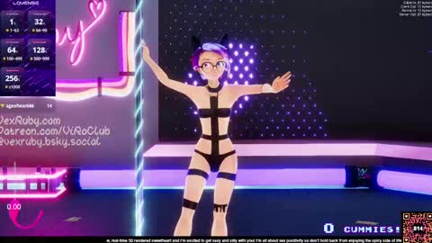 Snapshot of vexruby chatting on 03/02/25, 01:15 Vex Ruby online show from 03/02/25, 01:15