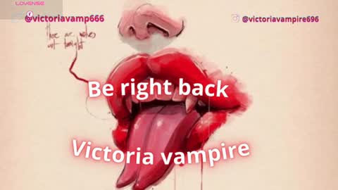 Snapshot of victoriavampire666 chatting on 06/24/26, 12:31 Victoria Vampire online show from 06/24/26, 12:31