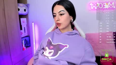 Snapshot of violet_catt chatting on 02/27/25, 08:31 Violeta  online show from 02/27/25, 08:31
