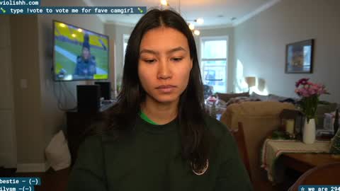 Snapshot of violishh chatting on 01/04/25, 08:16 follow me on twitter violishh and ig violishh online show from 01/04/25, 08:16