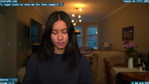 Snapshot of violishh chatting on 01/05/25, 09:36 follow me on twitter violishh and ig violishh online show from 01/05/25, 09:36