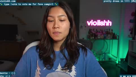 Snapshot of violishh chatting on 01/19/25, 03:18 follow me on twitter violishh and ig violishh online show from 01/19/25, 03:18