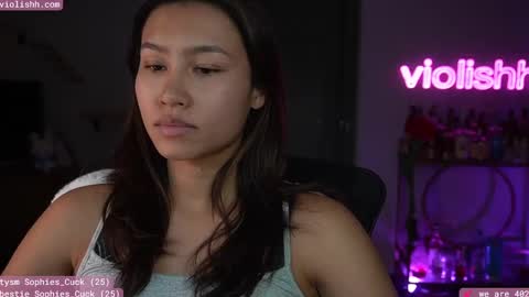 Snapshot of violishh chatting on 02/16/25, 02:09 follow me on twitter violishh and ig violishh online show from 02/16/25, 02:09