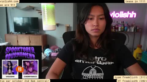 Snapshot of violishh chatting on 10/01/25, 06:25 follow me on twitter violishh and ig violishh online show from 10/01/25, 06:25