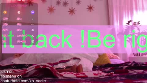 Snapshot of xo_sadie chatting on 01/18/26, 06:06 Xo Sadie online show from 01/18/26, 06:06