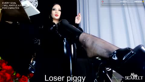 Snapshot of xxx_madamme chatting on 02/26/25, 12:38 Mistress Scarlet Igmiss scarlet978 online show from 02/26/25, 12:38