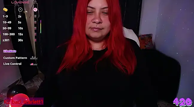 Snapshot of bad_scarlett1 chatting on 03/16/25, 11:36 bad scarlett1 online show from 03/16/25, 11:36