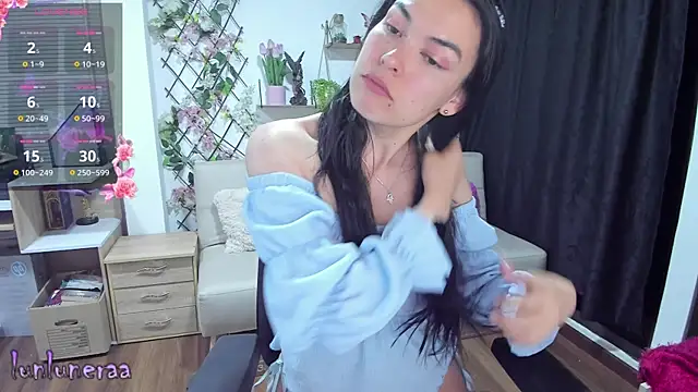 Snapshot of Lunlunera chatting on 02/19/25, 02:33 Lunlunera online show from 02/19/25, 02:33