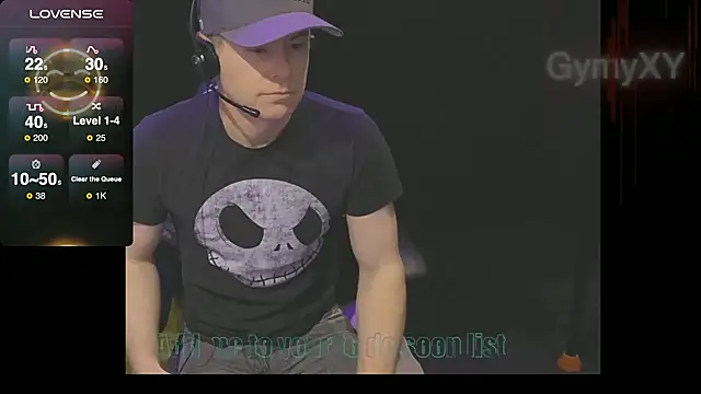 Snapshot of GymyXY chatting on 01/27/25, 05:47 GymyXY online show from 01/27/25, 05:47