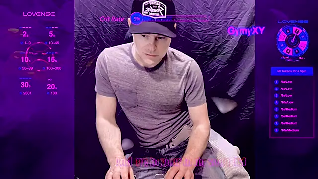 Snapshot of GymyXY chatting on 02/27/25, 07:34 GymyXY online show from 02/27/25, 07:34