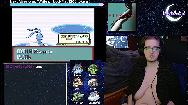 CryptidIndrid online show from 12/21/24, 09:47