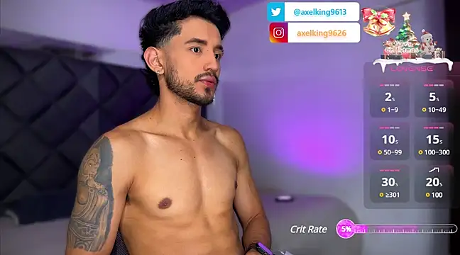 AxelKing1326 online show from 12/25/24, 07:34