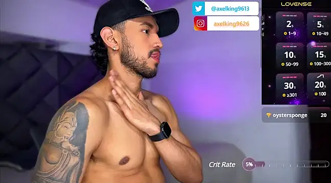 AxelKing1326 online show from 01/05/25, 12:52