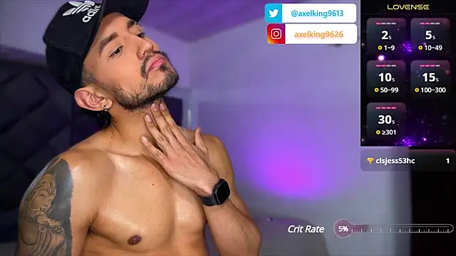 AxelKing1326 online show from 01/07/25, 01:06