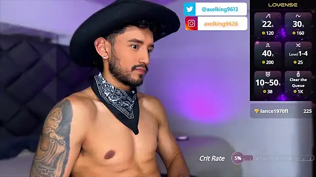 AxelKing1326 online show from 01/13/25, 01:13