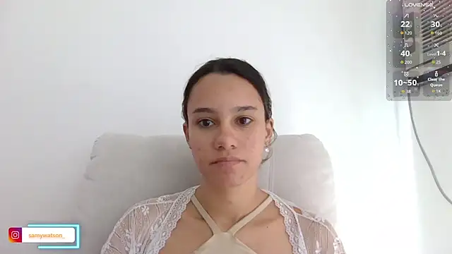 Snapshot of SamanthaWatson chatting on 07/05/26, 12:01 SamanthaWatson online show from 07/05/26, 12:01