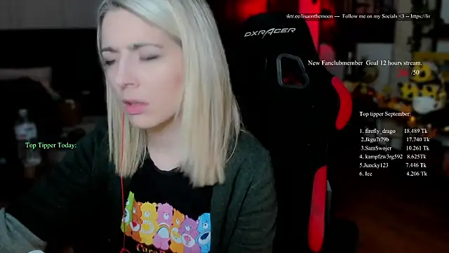 Lisaonthemoon online show from 10/01/25, 07:20