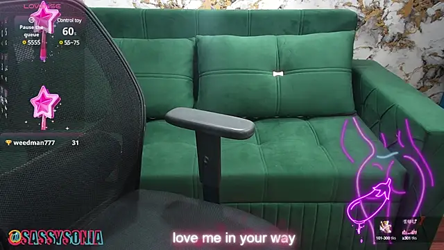 sassysonia online show from 02/26/25, 09:42