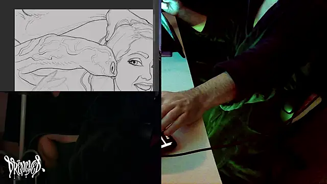 DrenchedArt online show from 01/03/25, 08:54
