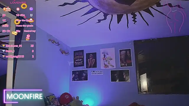 moonfiredancer online show from 01/22/25, 01:20