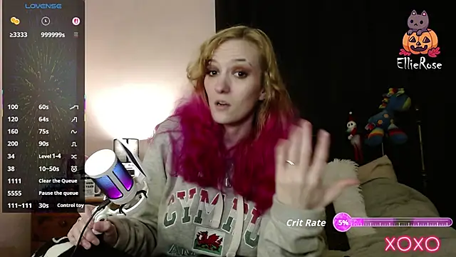 EllieeRose online show from 01/11/26, 10:20