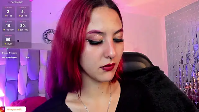 Snapshot of Megan_wolf1_ chatting on 01/31/25, 07:29 Megan wolf1  online show from 01/31/25, 07:29