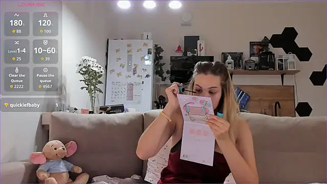 Girl alone home online show from 10/24/25, 04:03