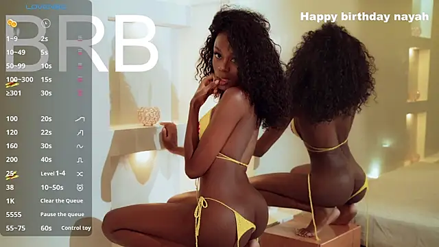 Snapshot of Nayah_Dussa1 chatting on 12/19/24, 09:38 Nayah Dussa1 online show from 12/19/24, 09:38