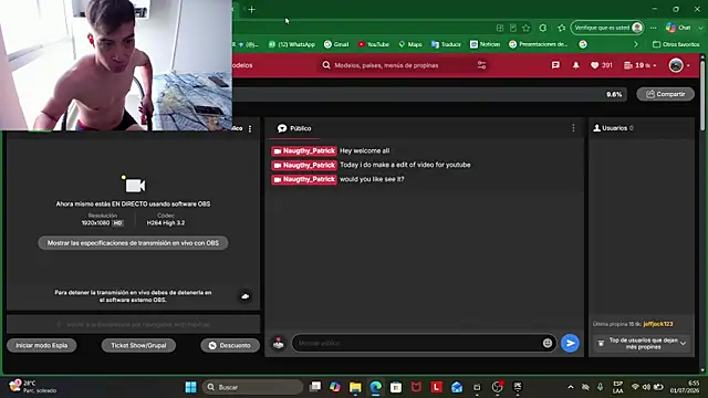 Snapshot of KomeKukis chatting on 07/01/26, 11:56 KomeKukis online show from 07/01/26, 11:56