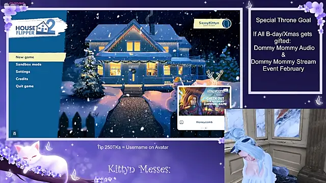 Snapshot of SassyKittyn chatting on 12/18/24, 06:21 SassyKittyn online show from 12/18/24, 06:21