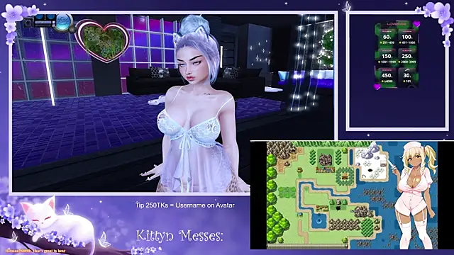 Snapshot of SassyKittyn chatting on 02/14/25, 06:23 SassyKittyn online show from 02/14/25, 06:23