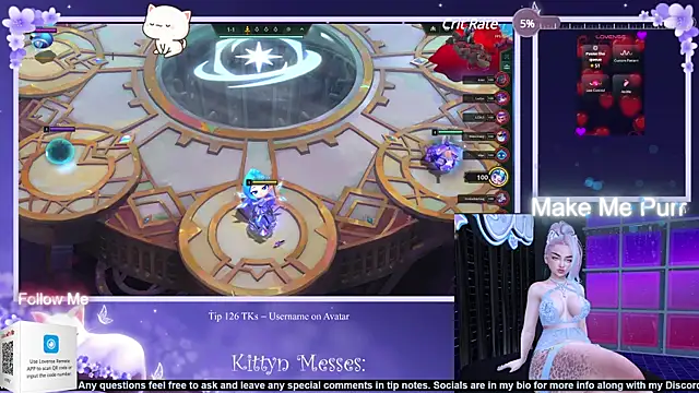 Snapshot of SassyKittyn chatting on 03/14/25, 05:48 SassyKittyn online show from 03/14/25, 05:48