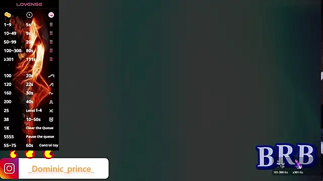 Snapshot of DominicPrince chatting on 11/13/25, 07:35 DominicPrince online show from 11/13/25, 07:35