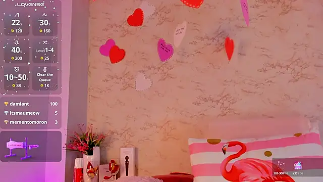 Snapshot of Hannablazze chatting on 02/14/25, 07:28 Hannablazze online show from 02/14/25, 07:28